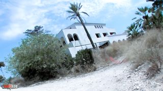 Deep anal sex at the beach with the sublime young punkette Loli Punk