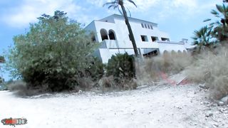 Deep anal sex at the beach with the sublime young punkette Loli Punk