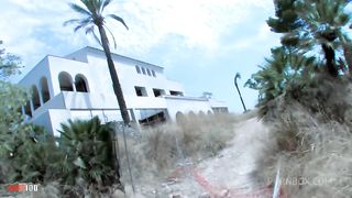 Deep anal sex at the beach with the sublime young punkette Loli Punk