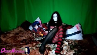 #15 - CHILLOUT IN PANTERA DRESS AND HALF-STIPE PANTYHOSE