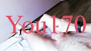 POV guy with big cock jerking off until he cums in thick cum