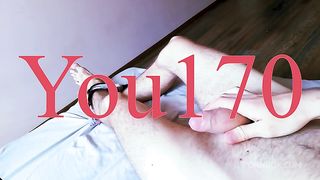 POV guy with big cock jerking off until he cums in thick cum