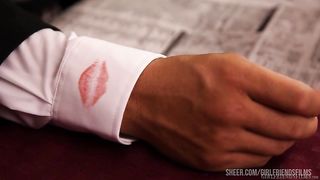 Casey Calvert's bored of her husband and fantasizes about beautiful blonde Jessie Volt licking her her wet Pussy