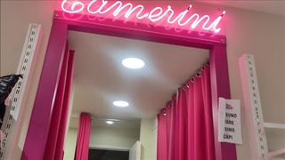 SHOPPING TIME, SEE HOW IS THIS DRESS ON ME, SPY ME IN A FITTING ROOM CHANTAL CHANNEL S CLIP