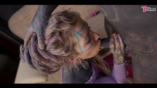 Tattoo Girl get ASS fucked with MACHINE - DP, gape, ANAL, prolapse, real orgasm - goth, punk, alt porn - ZF010