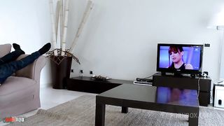 Two girls in uniform in a naughty foursome