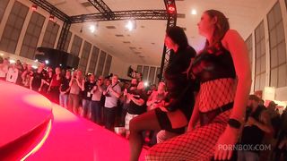 Dirty girls dominate on there fan at the stage