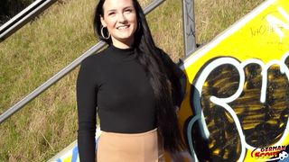 GERMAN SCOUT - TEEN NURSE LACY LYNN SEDUCE TO FIRST TIME PORN CASTING FUCK