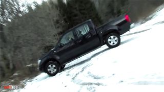 Hot young french blonde babe Molly Wood fucked in the ass for money