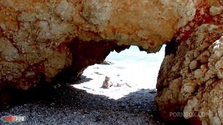 Blond babe teen gonna be shaked by her muscled boyfriend