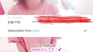 【ファン限定プレゼント企画】ファンクラブに入っているmado様専用オナニー動画♡