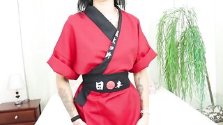 Japanese woman taking a lot of dick in her ass with the other young girl