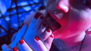 HOTTIE BABES PLAYING FOOTSIES + MESSY FOOT PLAY