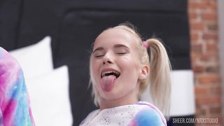 Humiliated PISS on Young skinny Loli Pop ( DPP/DVP/DP ) WET