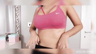 Fitness Model needs Cock - Riding and Suck dick her Neighbor