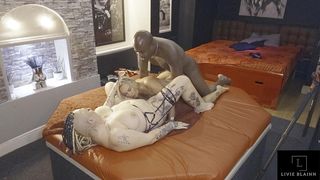 THE DEN SEES EVA MAY AND LIVIE BLAINN TAKE JAY PLAYHARD