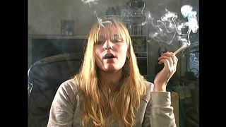ANIKA 19 YR OLD BLONDE NON-NUDE SFW SMOKING CLIPS
