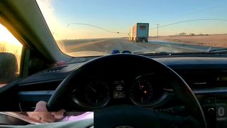 I ASKED THREE TIMES BEFORE WE LEFT IF YOU NEEDED SOME DICK! ROAD HEAD.