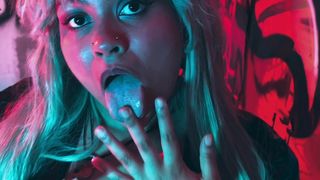 MORRIGAN AND THE SUBSTANCE - LATEX, PANTYHOSE STUFFING AND FOOT FETISH