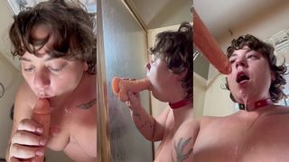 MESSY SHOWER BLOWJOB