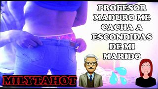 PROFESOR MADURO FOLLA A SU ALUMNA PARA APROBAR EL CURSO Y SE GRABA CON CAMARA ESCONDIDA (PART 1)