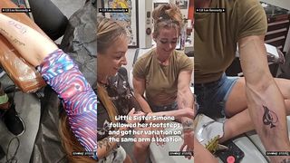 QOS STEP SISTER GETS BRANDED