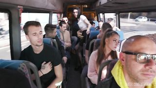 A librarian in the bus, Anna de Ville 9on1, BWC, ATM, DAP, Big Gapes, Monster ButtRose, Swallow GIO2282