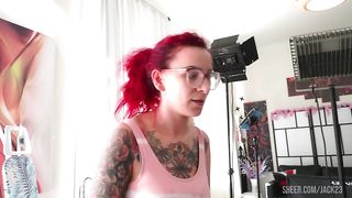 (dry version) behind the scene perv anal casting Gina Snow,0% pussy only anal,pissing,deep balls,bwc