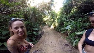 FAZENDO UMA TRILHA PARA CURTIR EM MEIO A NATUREZA