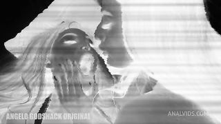 Squirting wars 6 on 2 Monika Fox & Maddy Black, pussy creampie & cum swap