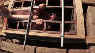 HUMILIATING CANING AND BASTINADO FOR BOUND SLAVE