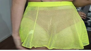 AFTER A BRIEF WATCH, THE MILF RETURNED TO THE ROOM, DRESSED IN A SPICY RED DRESS AND WENT TO THE KITCHEN WHERE HER DAUGHTER, A VERY HOT NYMPHET, WELCOMED HER WITH THE COFFEE READY