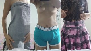 THIS INNOCENT GIRL GETS READY TO HAVE ANAL SEX