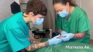 DOUBLE DOMME MEDFET SOUNDING EXAM AND TREATMENTS WITH MADAME LI YING AND OUR PATIENT