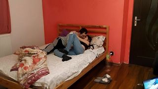 YOUNG REAL COUPLE S HOMEMADE PASSIONATE LOVEMAKING