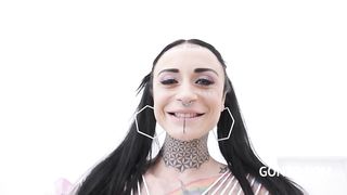 Second round of hardcore fucking at Gonzo for Sasha Beart 5on1 DP, DAP and Triple Penetration SZ2671