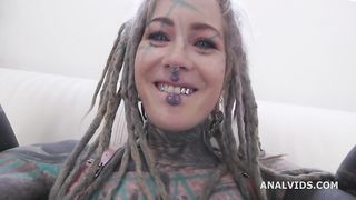 DAP Destination with Anuskatzz, 4on1, Anal and No Pussy, Balls Deep Anal, DAP, Gapes, ButtRose, Swallow GIO1855