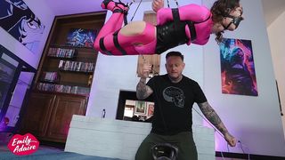 LEFT HANGING BY SHINY – MY FIRST SUSPENSION BONDAGE!