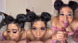 DIRTY TALKING BOY/GIRL BLOWJOB WITH HUGE FACIAL