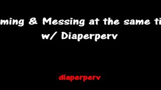 DL AUDIO CUMMING AND MESSING DIAPER AT SAME TIME!