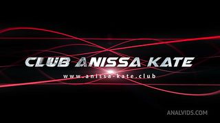 Carmen Leroi and Ania Kinski get fucked in the asshole by two big cocks.