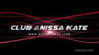 Carmen Leroi and Ania Kinski get fucked in the asshole by two big cocks.