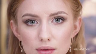 Skinny teen Berlin in Hard Piss Drink with Powerful slaps! (Destroyed gape) NRX