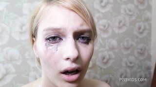 Black guy fucked new blonde girl in the ass (wet) GS014