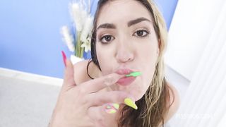 My first DP Goes Wet, Blaze, 2on1, BBC, ATM, DP, Big Gapes, Pee Drink, Creampie Swallow, Cum in Mouth GL542