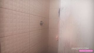 Native Goddess Taking A Shower With My Little Toy