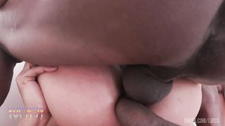 Horny Jennifer Low assfucked with DP and DAP by the pool