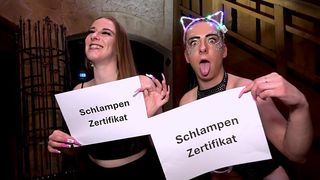 BELLA-X GESTORT ABER GEIL! SCHLAMPEN-ZERTIFIKAT DURCH AO-GANGBANG