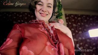 Flirting and hot orgasm with stepmom