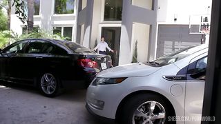 Busty Blonde Slut Savannah Bond Uses Her Pussy As Car Insurance GP2432